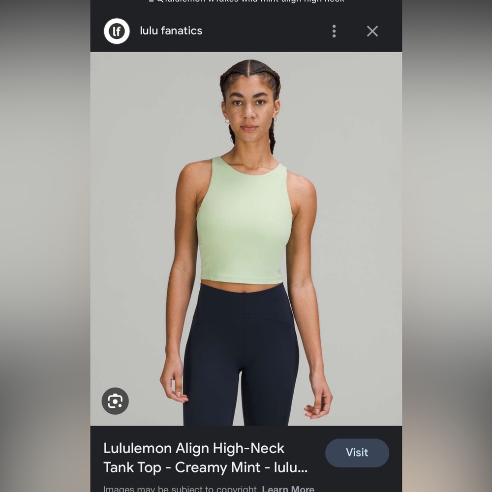 Lululemon Align High-Neck Tank Top size 6